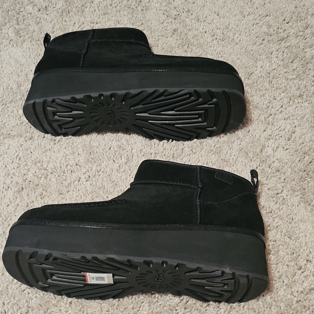 UGG Black Suede Footwear